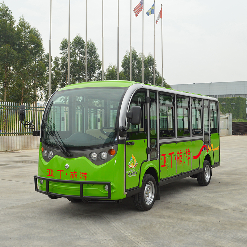 14座封閉式電動(dòng)觀光車
